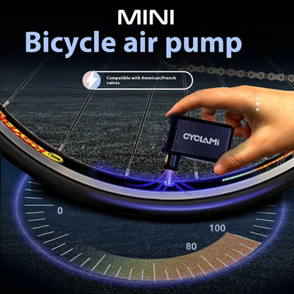 Mini Portable Smart Electric Bicycle Air Pump