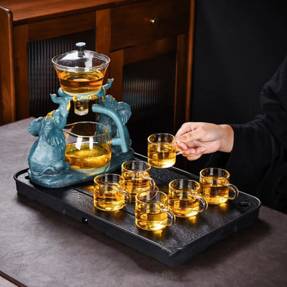 Automatic Glass Tea Set