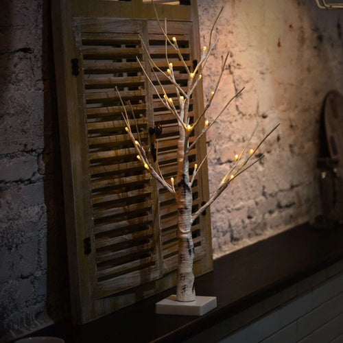 Silver Birch Tree LED Lamp