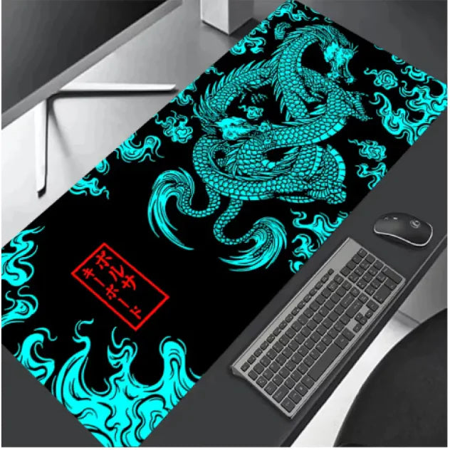 Tech-Inspired Patterned Mouse Pad